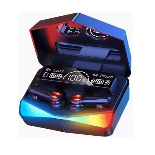 Auriculares inalámbricos TWS M28 con Bluetooth, pantalla Digital LED, micrófono, estéreo